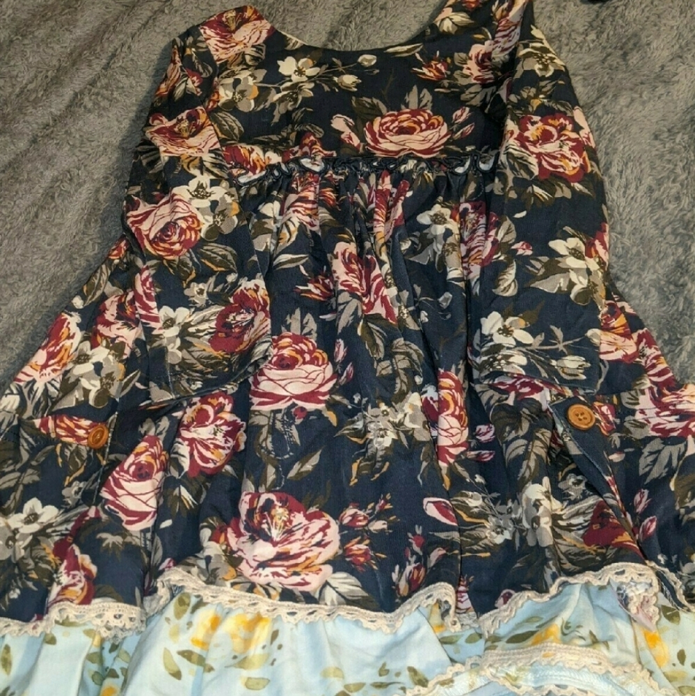 Sweethoney Floal 3T Dress NEW without Tag!! NICE!!